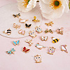 Cheriswelry 44Pcs 22 Style Alloy Enamel Charms ENAM-CW0001-09-3