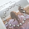304 Stainless Steel Link Chain Necklaces NJEW-Q033-01B-P-1