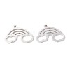 Non-Tarnish 304 Stainless Steel Pendants STAS-O142-62P-1