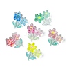 Translucent Resin Cabochons RESI-E039-27-1