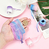 5 Pairs 5 Colors Gradient Organza Shoelaces AJEW-SP0003-10-4