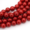 Natural MaShan Jade Beads Strands X-JBR3-12mm-1
