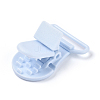 Plastic Pacifier Suspender Clips KY-WH0020-31G-1