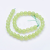 Natural Malaysia Jade Bead Strands G-F488-10mm-04-2