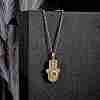 5Pcs Brass Pendant KK-SZ0004-18-6