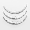 Tibetan Style Curved Alloy Chandelier Components Links PALLOY-J659-28AS-1