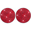 PVC Rhinestone Anti-slip Coaster PW-WGFA6AD-03-1