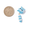 3Pcs Glass Seed Beaded Cat Pendants PALLOY-MZ01020-3