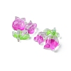 Translucent Resin Cabochons RESI-E039-21-3
