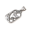 Hand Polished 304 Stainless Steel Pendants STAS-K316-05AS-2