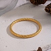 Vintage 304 Stainless Steel Plain Bangles for Women DV1538-1-1