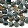 Natural Moss Agate Beads Strands G-NH0028-03-5
