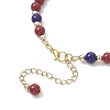 Glass Round Beaded Bracelets BJEW-JB12072-03-4