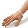 Natural Pink Shell Beads Stretch Bracelet for Teen Girl Women BJEW-JB06852-3