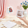 Cardboard Paper Cake Boxes with Plastic Visible Window and Handle CON-WH0117-04B-3