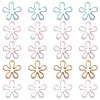 20Pcs 5 Colors Plated UV Acrylic Beads TACR-FS0001-66-3