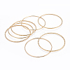 Fashion 201 Stainless Steel Bangle Sets BJEW-L664-001B-1-3