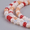 Faceted Glass Beads Strands GLAA-G074-B04-3