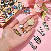 26Pcs 26 Styles Circus Theme Printed Acrylic Pendants OACR-CJ0001-27-5