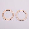 Unfinished Wood Linking Rings WOOD-WH0099-12D-2