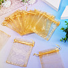50Pcs Organza Bags Jewellery Storage Pouches Wedding Favour Party Mesh Drawstring Gift OP-TA0001-16C-5