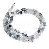 Natura Blue Rutilated Quartz Beads Strands GG-CBA3921-A05-4mm-5