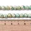 Natural Dyed Marble Beads Strands G-P593-6mm-01-5