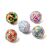 Opaque Acrylic & Resin Rhinestone Beads OACR-G062-02-1
