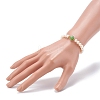Natural Pearl Stretch Beaded Bracelets BJEW-JB06163-03-4