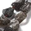 Raw Rough Natural Smoky Quartz Beads Strands G-J388-A08-01-1