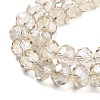 Handmade Imitate Austrian Crystal Faceted Rondelle Glass Beads X-G02YI0P3-2