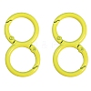 Spray Painted Alloy 8-shaped Keychain Clasps PW-WGE4E28-21-1