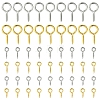 100Pcs 6 Styles 304 Stainless Steel Screw Eye Pin Peg Bails FIND-FS0002-85-3