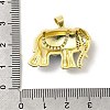 Brass Micro Pave Cubic Zirconia Pendants KK-I378-01G-4