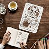 Large Plastic Reusable Drawing Painting Stencils Templates DIY-WH0202-249-3