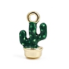Alloy Enamel Charms FIND-I052-03G-03-1