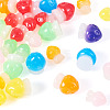 30Pcs 2 Styles Luminous Resin Mushroom Ornament RESI-TA0004-04A-3