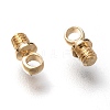 Brass Cup Pearl Peg Bails Pin Pendants KK-H759-32G-2