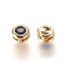Brass Cubic Zirconia Pendants ZIRC-L075-02B-G-2