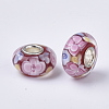 Handmade Lampwork European Beads LAMP-S193-004E-2