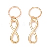 Alloy Infinity Pendants PALLOY-WH0001-06G-2