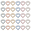 WADORN 30Pcs 6 Colors Alloy Charms PALLOY-WR0001-15-1