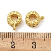 Brass Micro Pave Cubic Zirconia Pendants KK-U050-07G-2