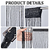 Polyester & Plastic Pearl Door String Curtain AJEW-WH20128-053A-6