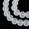 Transparent Glass Beads Strands GLAA-T032-T6mm-MD13-2