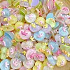 Cartoon Translucent Resin Cabochons RESI-C039-01R-2