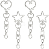 20Pcs 2 Styles Zinc Alloy Swivel Clasps FIND-SP0004-24P-7