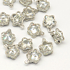Flower Alloy Charms ZIRC-R007-044A-02-1