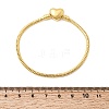 European Brass Chain Bracelet Making BJEW-A164-02G-6