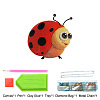 DIY Ladybug Diamond Painting Kit PW-WG3C050-01-4